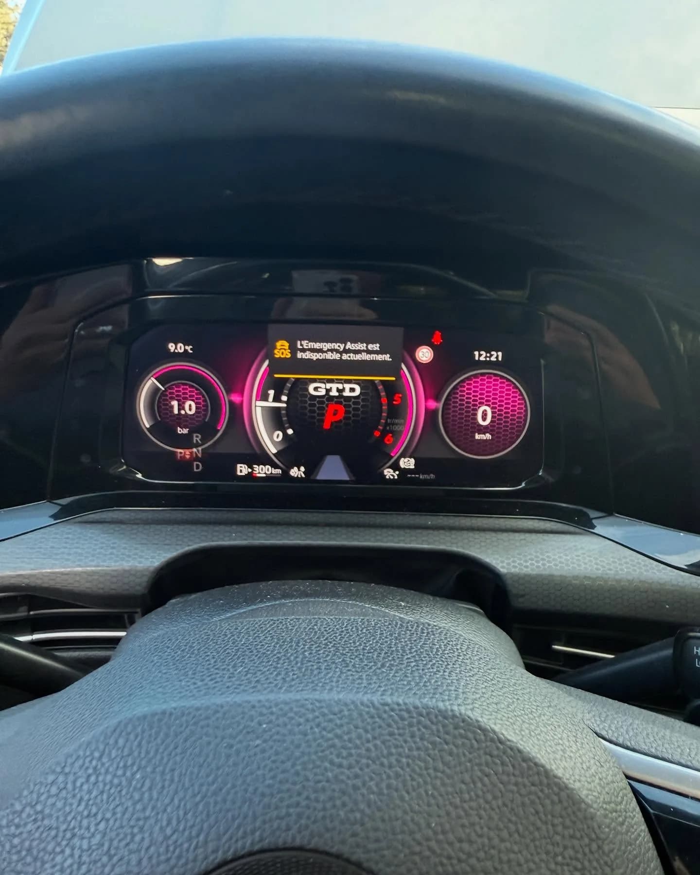 Volkswagen Golf 8 GTD, Golf 8 GTD : Travel Assist et mise à jour VW (photo 2 sur 7)
